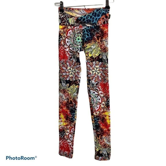 Proeza Women's size S Floral Leggings - Picture 3 of 10